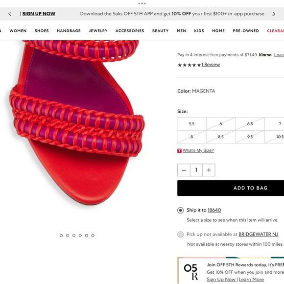 Alexandre Birman Emmy woven leather sandal - Picture 8 of 10